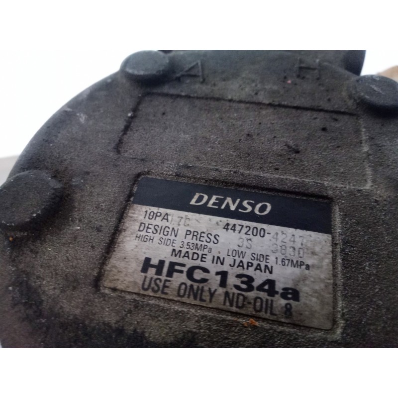 Recambio de compresor aire acondicionado para honda accord berlina (cc/ce) 1.8 cat referencia OEM IAM 4472004247-10PA17C DENSO 1