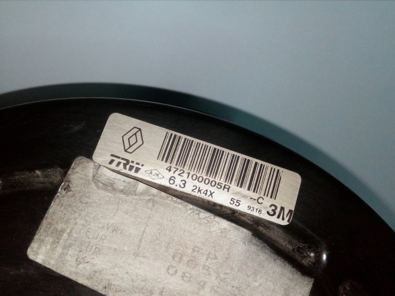 Recambio de servofreno para renault scenic iii 1.5 dci diesel fap referencia OEM IAM 472100005R-472100005RC  