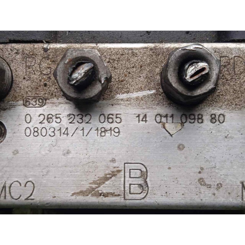 Recambio de abs para fiat scudo furgón (272) 1.6 jtdm cat referencia OEM IAM 0265800696-0265232065-1401109880  