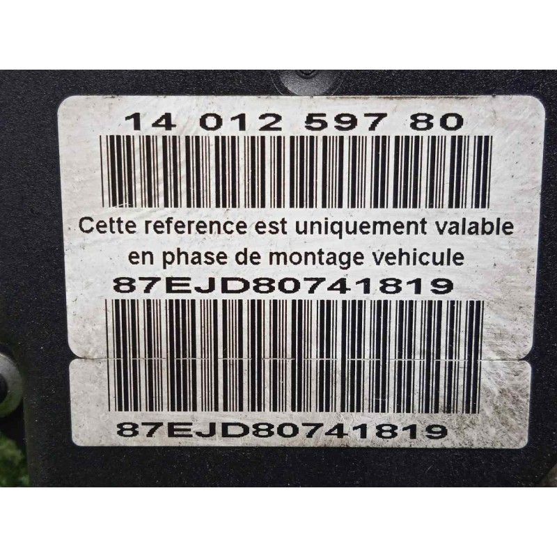 Recambio de abs para fiat scudo furgón (272) 1.6 jtdm cat referencia OEM IAM 0265800696-0265232065-1401109880  