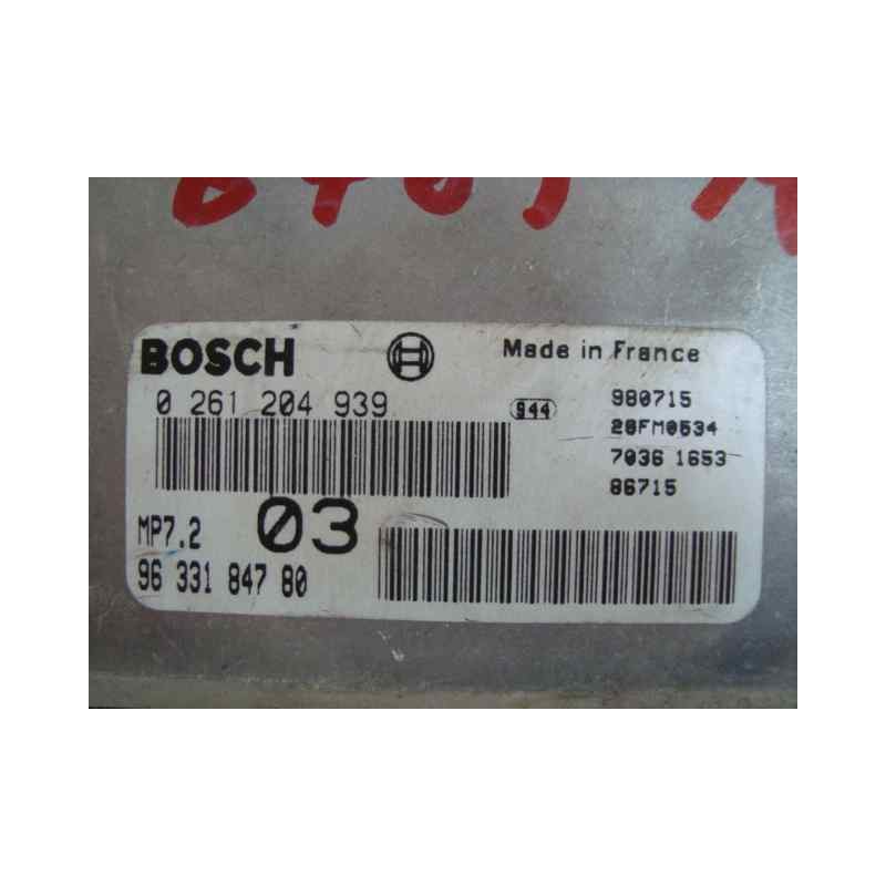 Recambio de centralita motor uce para citroën xsara berlina 1.6 referencia OEM IAM 0261204939MP729633184780  