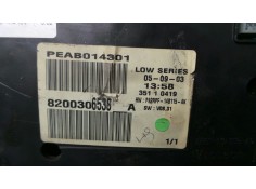 Recambio de cuadro instrumentos para renault megane ii berlina 5p 1.4 16v referencia OEM IAM 8200306538A   2
