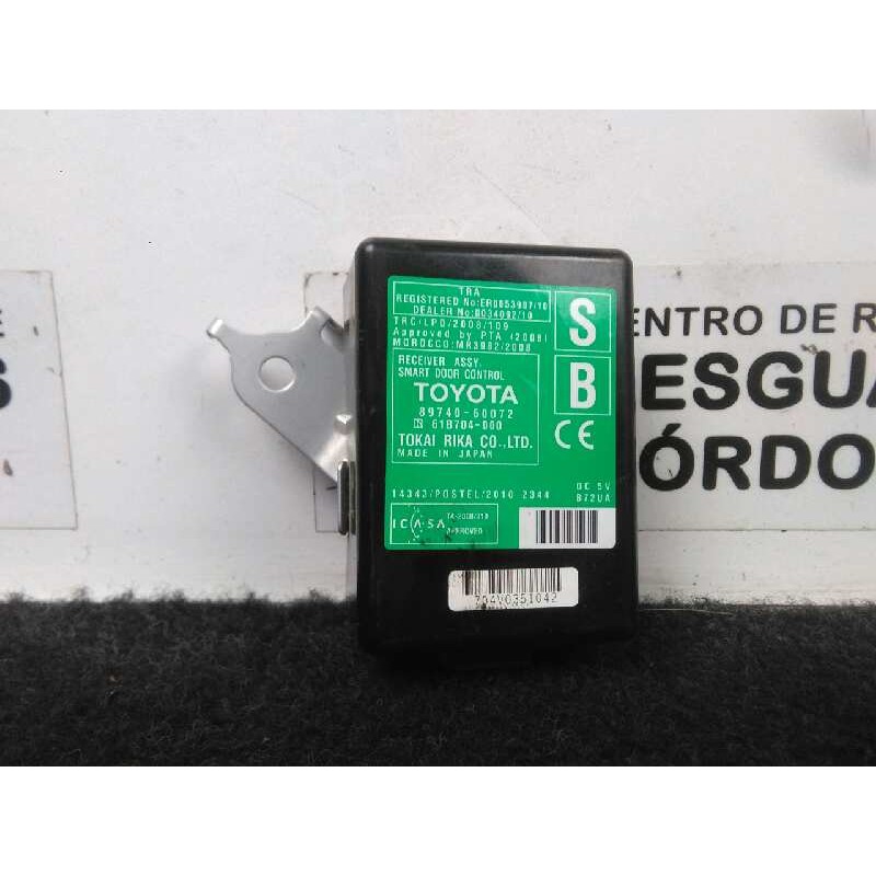 Recambio de modulo electronico para toyota land cruiser (j15) 3.0 turbodiesel cat referencia OEM IAM 8974060072-61B704000  