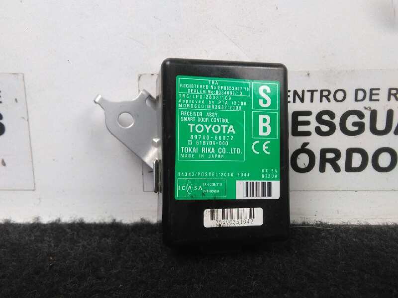 Recambio de modulo electronico para toyota land cruiser (j15) 3.0 turbodiesel cat referencia OEM IAM 8974060072-61B704000  