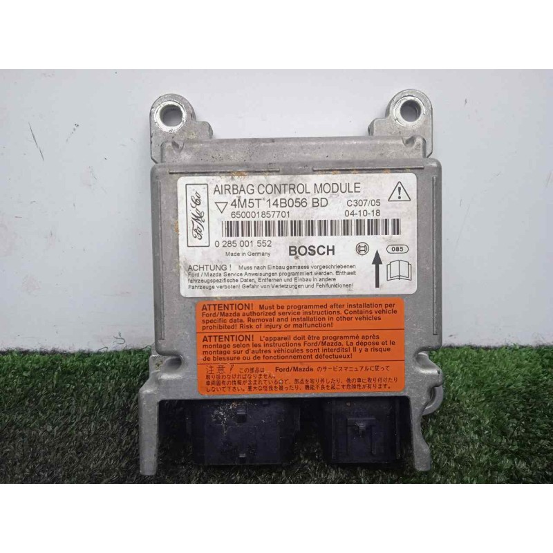 Recambio de centralita airbag para ford focus berlina (cap) 1.6 tdci cat referencia OEM IAM 0285001552-4M5T14B056BD  