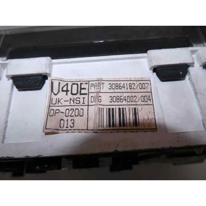 Recambio de cuadro instrumentos para volvo s40 berlina 1.9 turbodiesel referencia OEM IAM 30864182007-V40E-30864002004  