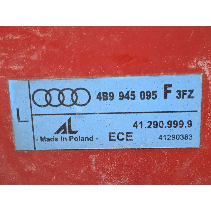 Recambio de piloto trasero izquierdo para audi allroad quattro (4b5) 2.5 v6 24v tdi referencia OEM IAM 4B9945095F-412909999 A6 -