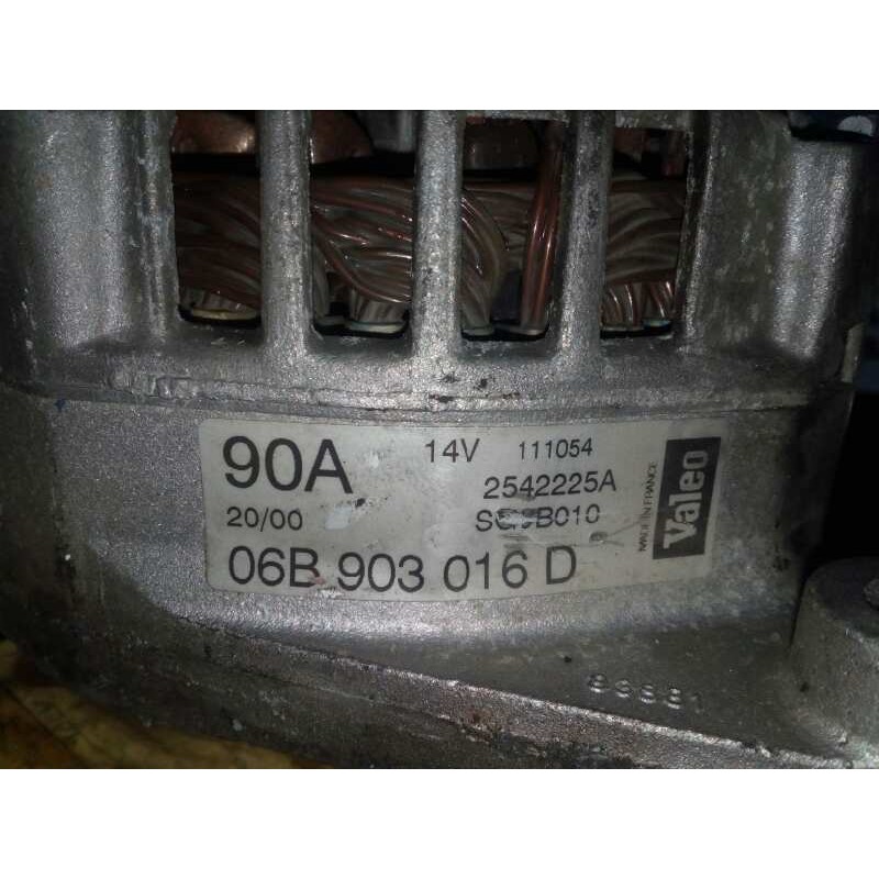 Recambio de alternador para audi a4 berlina (b5) 1.8 20v referencia OEM IAM 06B903016D  90 AH