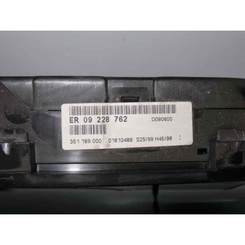 Recambio de cuadro instrumentos para opel zafira a 1.8 16v cat referencia OEM IAM ER09228762-351189000-01610489  