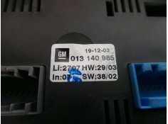 Recambio de mando climatizador para opel zafira a 2.2 16v dti cat (y 22 dtr / l50) referencia OEM IAM 13140985-013140985 ZAFIRA. 2