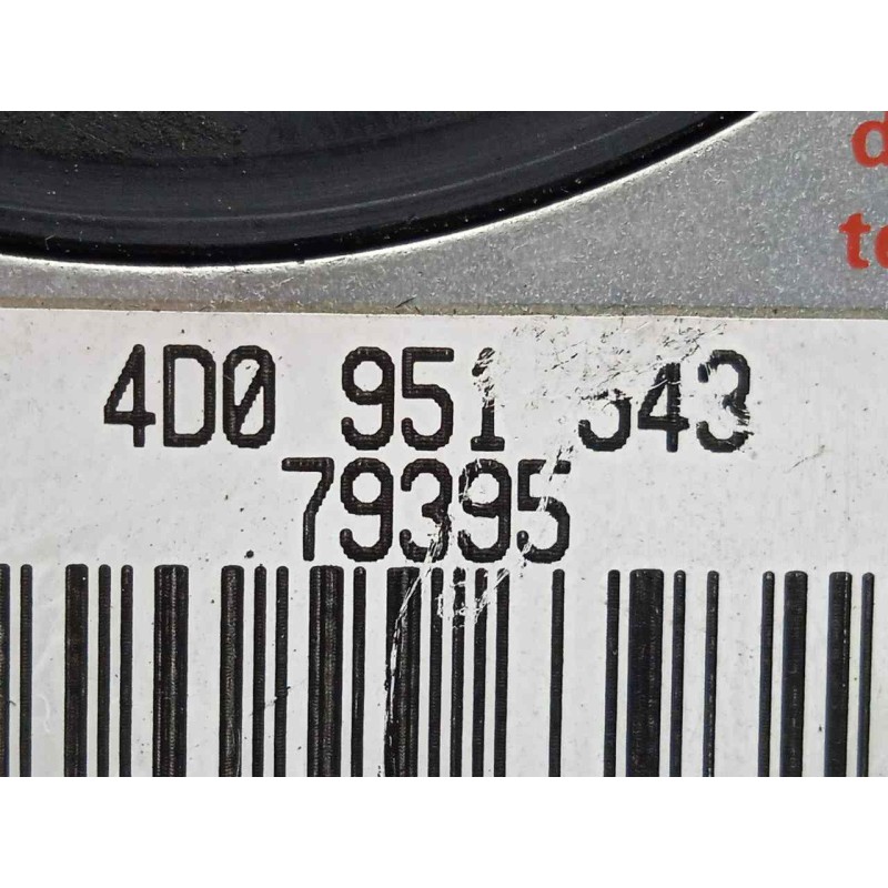 Recambio de anillo airbag para audi coupe (8b3) 2.0 16v cat (ace) referencia OEM IAM 4D0951543  