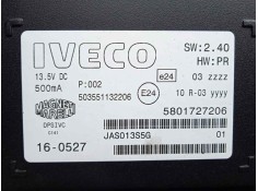 Recambio de pantalla multifuncion para iveco daily furgón 2.3 diesel cat referencia OEM IAM 5801727206   2