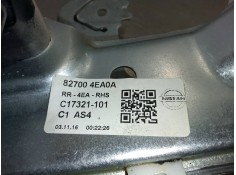 Recambio de elevalunas trasero derecho para nissan qashqai (j11) 1.5 turbodiesel cat referencia OEM IAM 827004EA0A 14-21 - ELECT 2