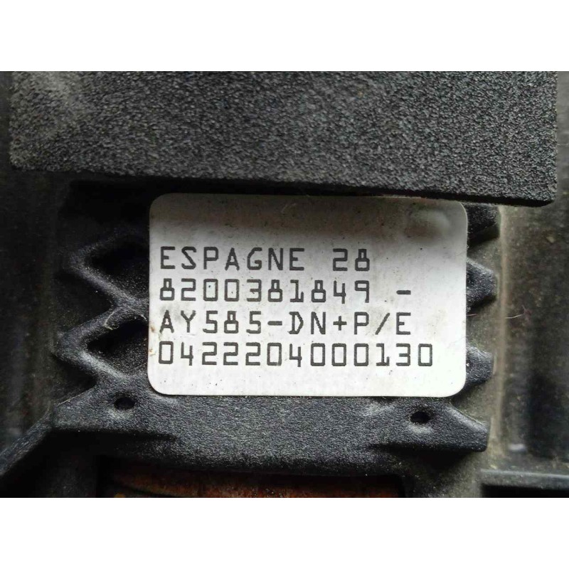 Recambio de airbag delantero izquierdo para renault megane ii berlina 5p 1.5 dci diesel referencia OEM IAM 8200381849  