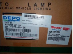 Recambio de faro derecho para renault kangoo (f/kc0) referencia OEM IAM 11806502 98-03 - SIN USAR 2