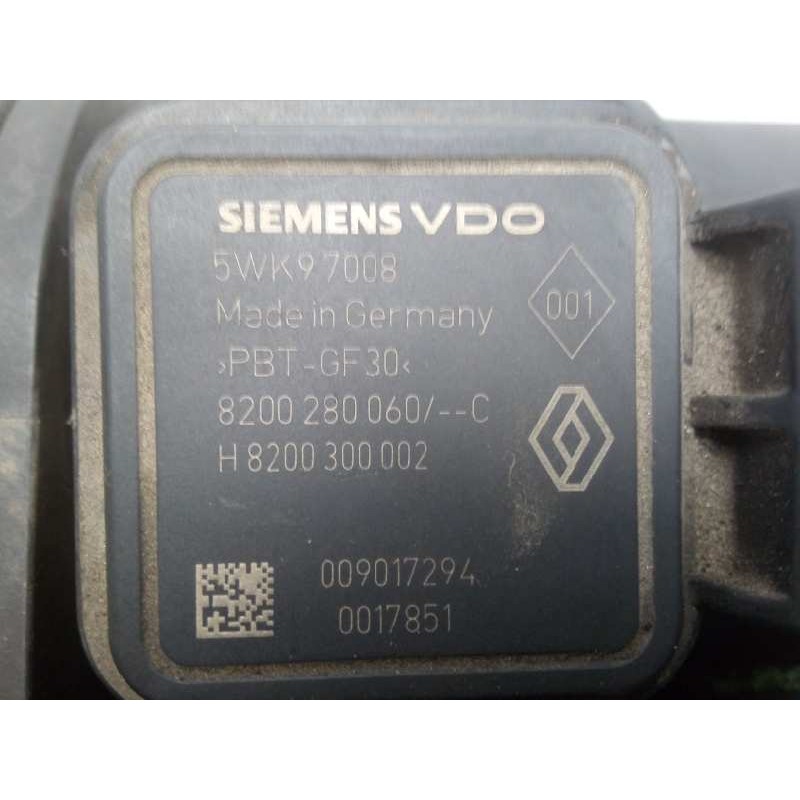 Recambio de caudalimetro para renault scenic ii 1.5 dci diesel referencia OEM IAM 5WK97008-8200280060 SIEMENS 6.PINES