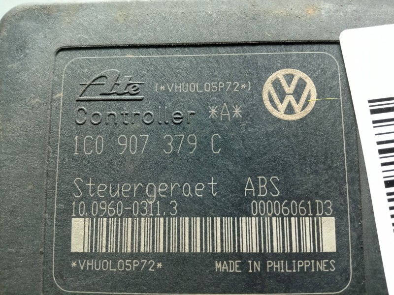 Recambio de abs para seat leon (1m1) 1.9 tdi referencia OEM IAM 1J0614117E-10020600074-1C0907379C-10096003113  