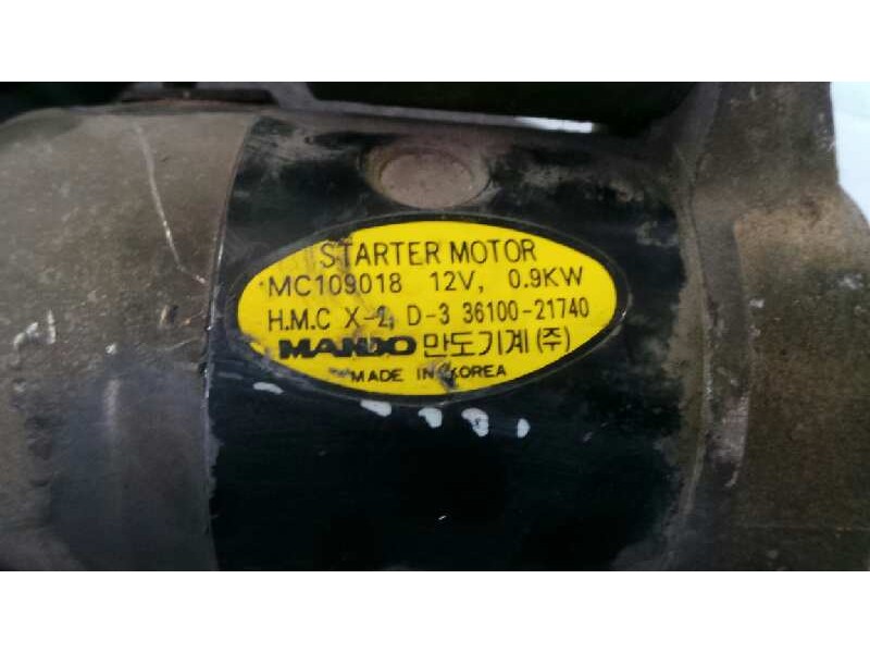 Recambio de motor arranque para hyundai accent (x3) 1.3 12v cat referencia OEM IAM MC109018-33610021740 MANDO 