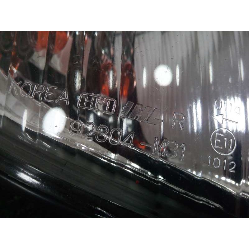 Recambio de piloto delantero derecho para kia joice 2.0 cat referencia OEM IAM 92304M31 NUEVO DE LA KIA