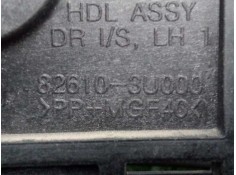 Recambio de maneta interior trasera izquierda para kia sportage 1.7 crdi cat referencia OEM IAM 826103U000 GRIS  2