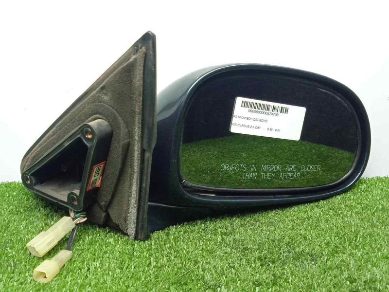 Recambio de retrovisor derecho para kia clarus 2.0 cat referencia OEM IAM  ELECTRICO - 5.PINES VERDE