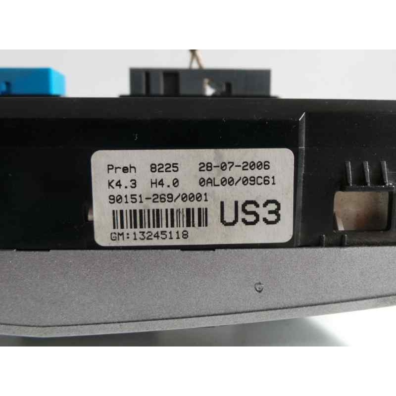 Recambio de mando climatizador para opel astra h ber. referencia OEM IAM 13245118-901512690001  