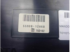 Recambio de mando climatizador para toyota corolla (e15) 1.4 turbodiesel cat referencia OEM IAM 5590012A60   2