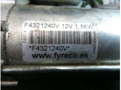 Recambio de motor arranque para opel corsa c 1.3 16v cdti cat (z 13 dt / ln9) referencia OEM IAM F4321240V  9.DIENTES 2