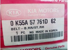 Recambio de cinturon seguridad trasero derecho para kia carnival 2.9 turbodiesel cat referencia OEM IAM 0K55A57761D62 NUEVO DE L 2
