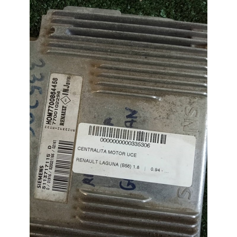 Recambio de centralita motor uce para renault laguna (b56) 1.8 referencia OEM IAM S113717115D-HOM7700864458-7700102294  