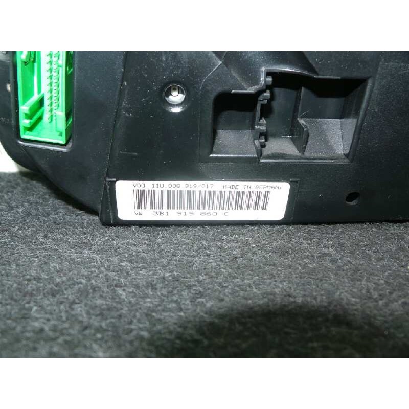 Recambio de cuadro instrumentos para volkswagen passat berlina (3b2) 1.9 tdi referencia OEM IAM 3B1919860C-110008919017 VDO 