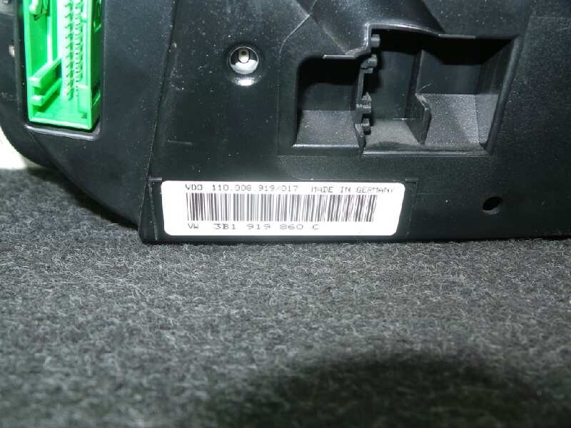 Recambio de cuadro instrumentos para volkswagen passat berlina (3b2) 1.9 tdi referencia OEM IAM 3B1919860C-110008919017 VDO 