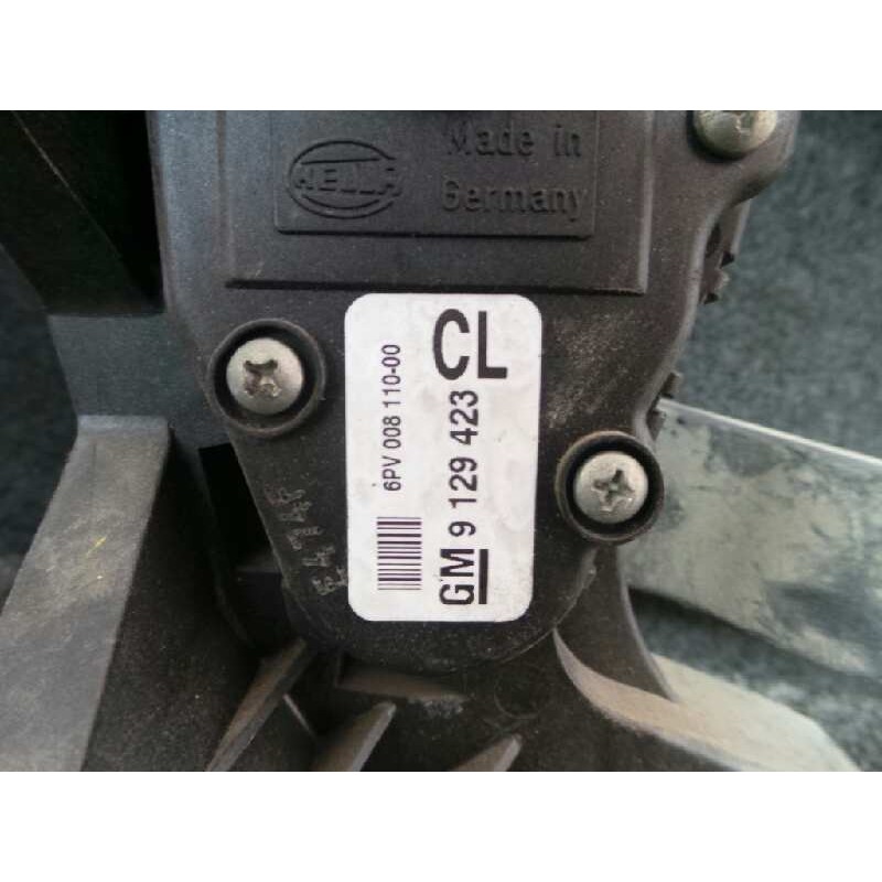 Recambio de potenciometro pedal para opel tigra twin top 1.4 16v referencia OEM IAM 9129423-6PV00811000 HELLA 