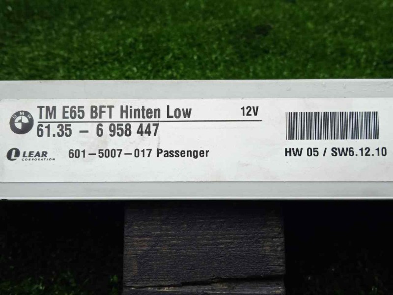 Recambio de modulo electronico para bmw serie 7 (e65/e66) 3.0 turbodiesel cat referencia OEM IAM 61356958447-6015007017  