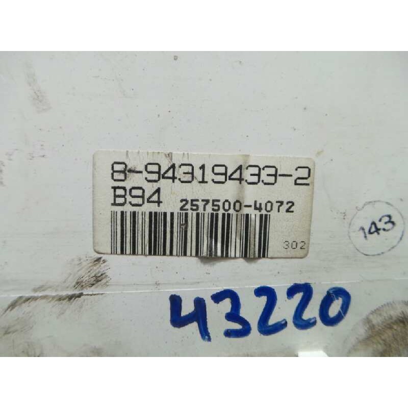 Recambio de cuadro instrumentos para isuzu van midi 2.0 turbodiesel referencia OEM IAM 8943194332-B942575004072  