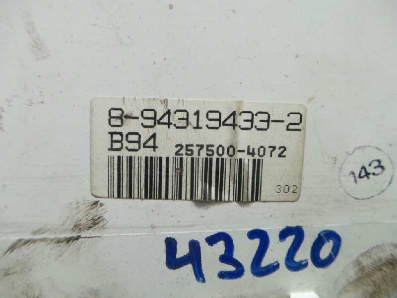 Recambio de cuadro instrumentos para isuzu van midi 2.0 turbodiesel referencia OEM IAM 8943194332-B942575004072  