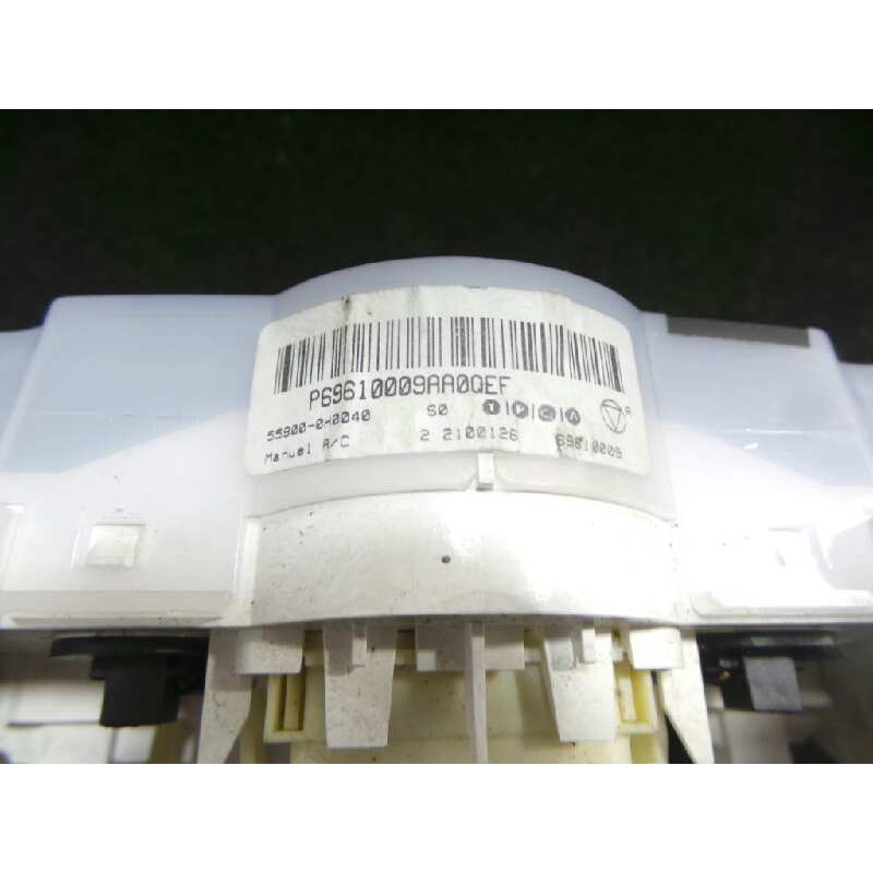 Recambio de mando calefaccion / aire acondicionado para peugeot 107 1.0 cat (384f) referencia OEM IAM 69617026A1-P69610009AA0QEF