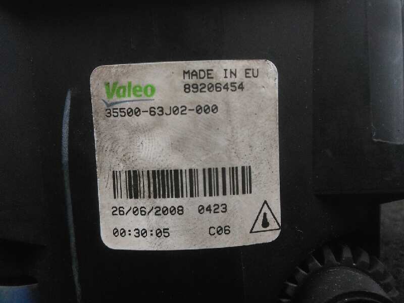 Recambio de faro antiniebla izquierdo para opel agila b 1.2 cat (k12b / luy) referencia OEM IAM 3550063J02000-89206454  