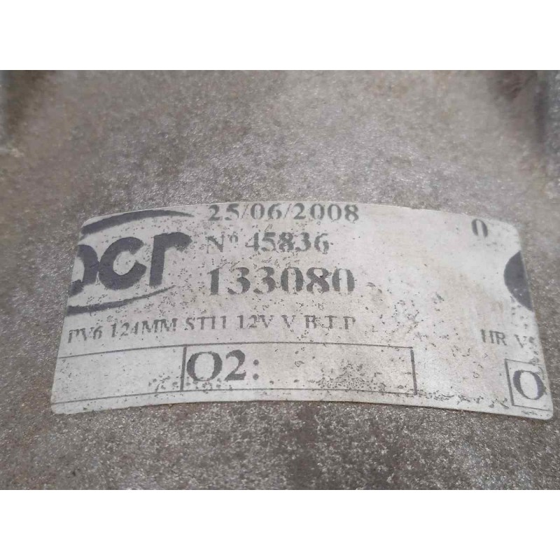 Recambio de compresor aire acondicionado para opel vectra b berlina 1.6 16v referencia OEM IAM 133080 ACR - 6.CANALES V5