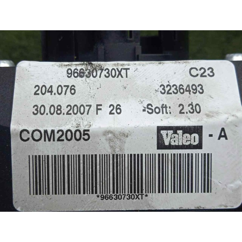 Recambio de mando luces para peugeot 207 1.4 referencia OEM IAM 96630730XT-3236493 4.CONECTORES 1.ANTINIEBLA