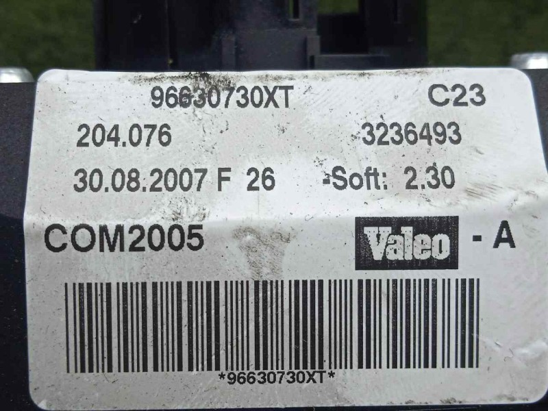 Recambio de mando luces para peugeot 207 1.4 referencia OEM IAM 96630730XT-3236493 4.CONECTORES 1.ANTINIEBLA