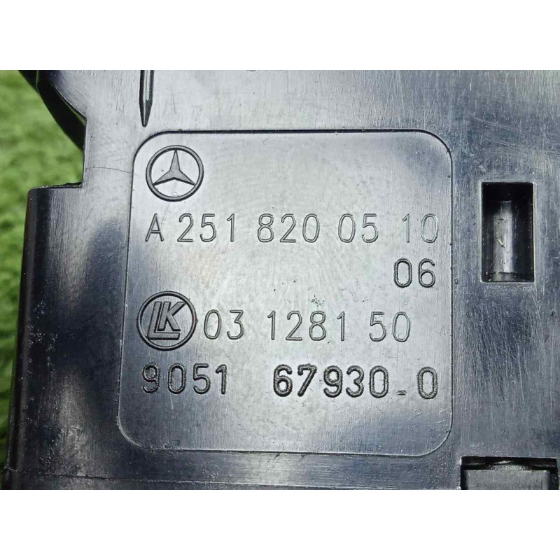 Recambio de mando elevalunas trasero izquierdo para mercedes-benz clase r (w251) 3.0 cdi cat referencia OEM IAM A2518200510-0312