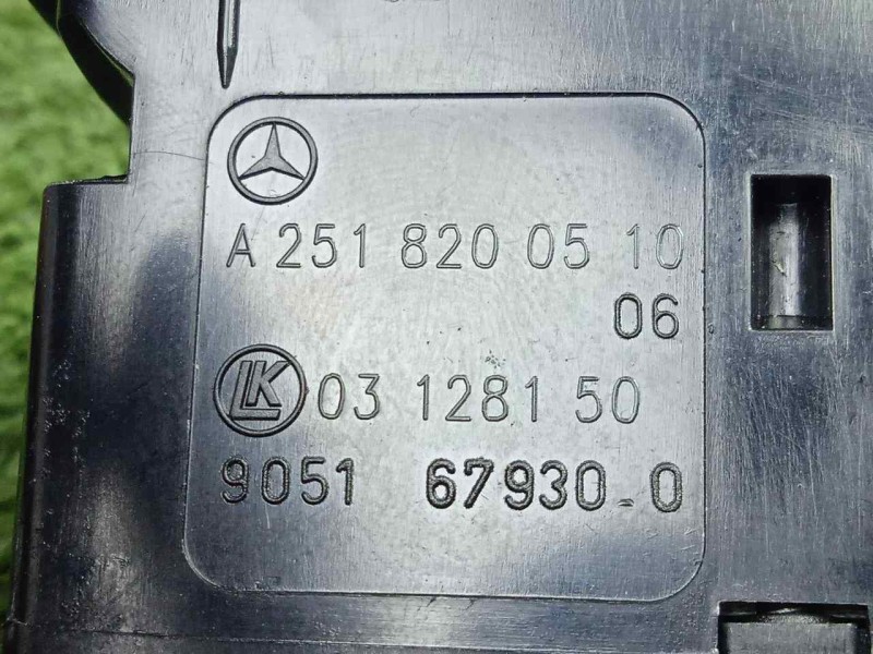 Recambio de mando elevalunas trasero izquierdo para mercedes-benz clase r (w251) 3.0 cdi cat referencia OEM IAM A2518200510-0312