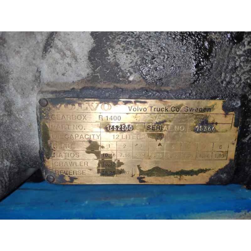 Recambio de caja cambios para volvo fl 10 9.6 diesel referencia OEM IAM 1652500 8.VELOCIDADES MANUAL