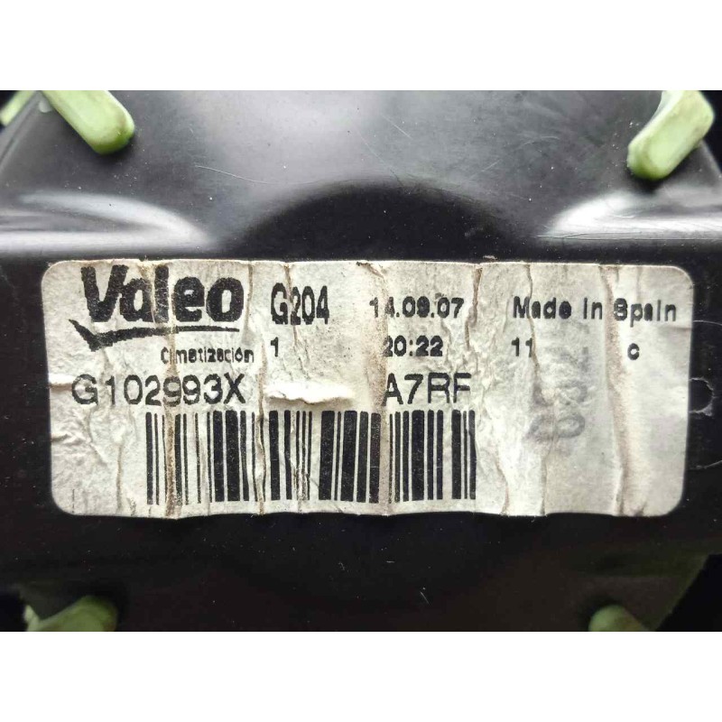 Recambio de motor calefaccion para peugeot 207 1.4 referencia OEM IAM G102993X SIN.CLIMA Ø DIAMETRO: 140MM