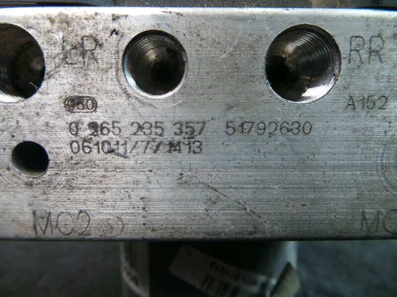 Recambio de abs para alfa romeo 147 (190) 1.6 16v cat referencia OEM IAM 0265235357-51792630-0265950711 BOSCH 
