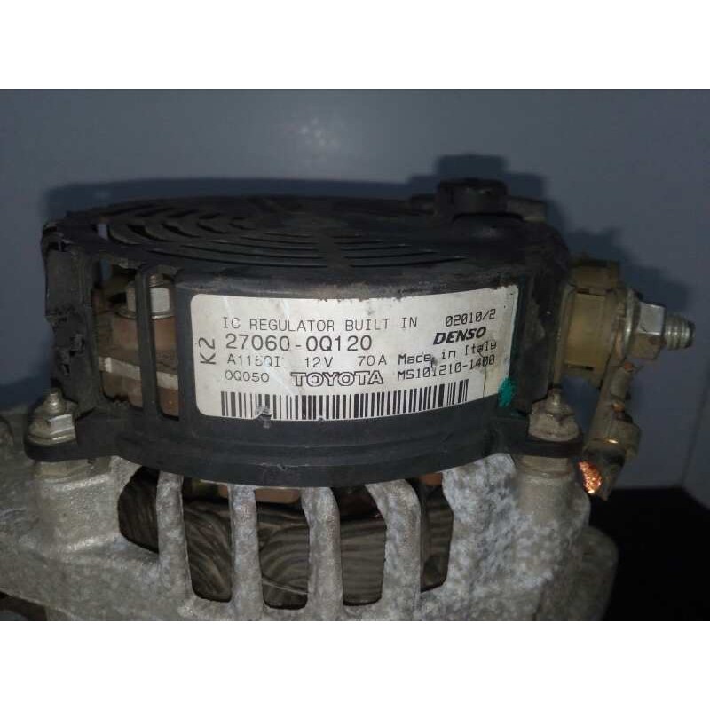 Recambio de alternador para peugeot 107 1.0 cat (384f) referencia OEM IAM 270600Q120-MS1012101400 DENSO 70 A