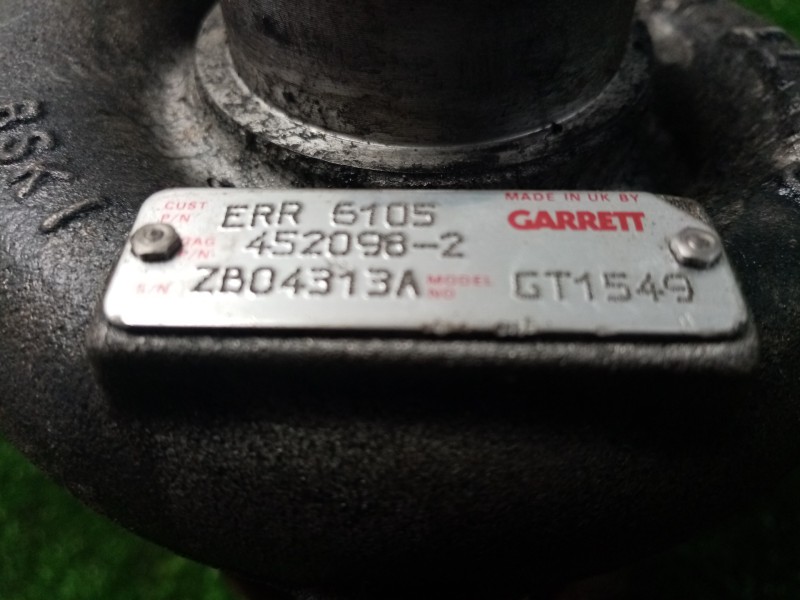 Recambio de turbocompresor para mg serie 600 (rh) 2.0 turbodiesel referencia OEM IAM ERR6105-4520982  