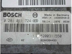 Recambio de centralita motor uce para renault espace iv (jk0) 2.2 dci turbodiesel referencia OEM IAM 0281011724-8200311550-EDC15 2