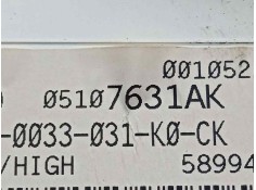 Recambio de cuadro instrumentos para chrysler pt cruiser (pt) 2.2 crd cat referencia OEM IAM 5107631AK-05107631AK   2